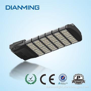 Dianming factory price 180w solar led street light with 6 modules
